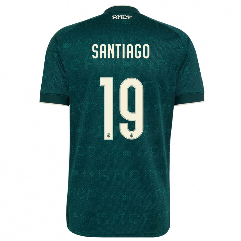 Danxen Heren Aimar Santiago #19 Donker Leigrijs Wit Uitshirt Uittenue 2026/27 T-Shirt