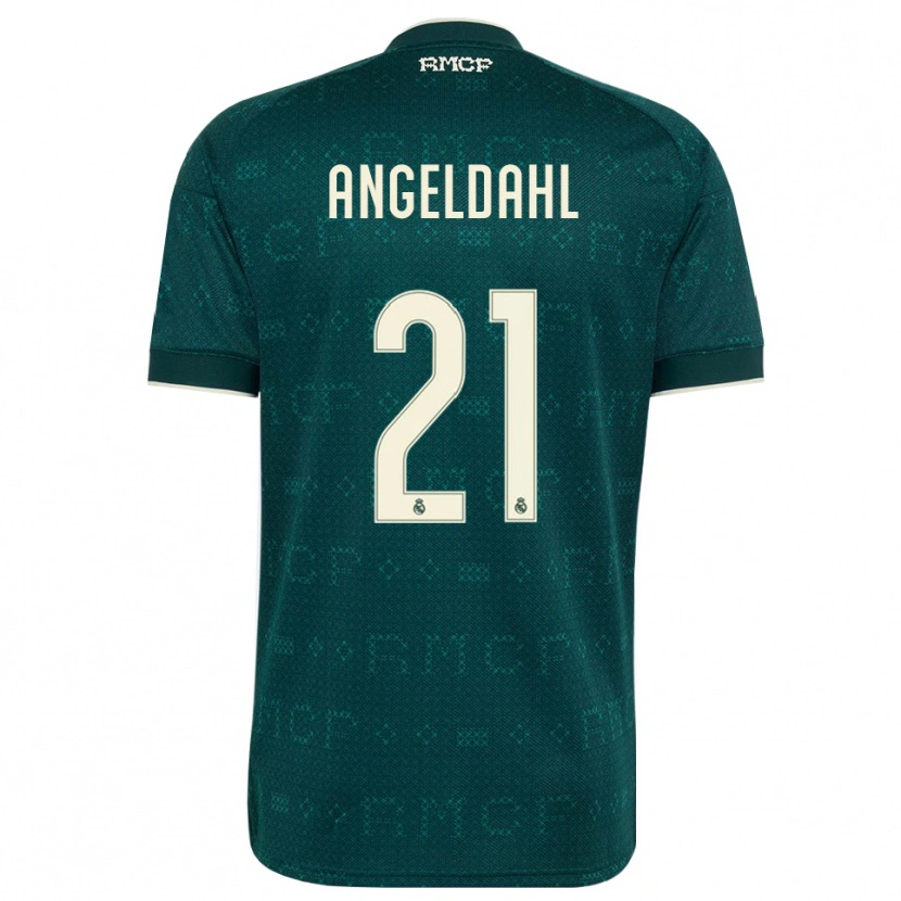 Danxen Heren Filippa Angeldahl #21 Donker Leigrijs Wit Uitshirt Uittenue 2026/27 T-Shirt