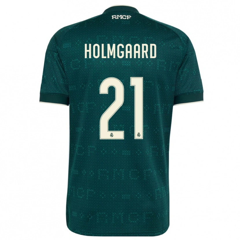 Danxen Heren Sara Rosted Holmgaard #21 Donker Leigrijs Wit Uitshirt Uittenue 2026/27 T-Shirt