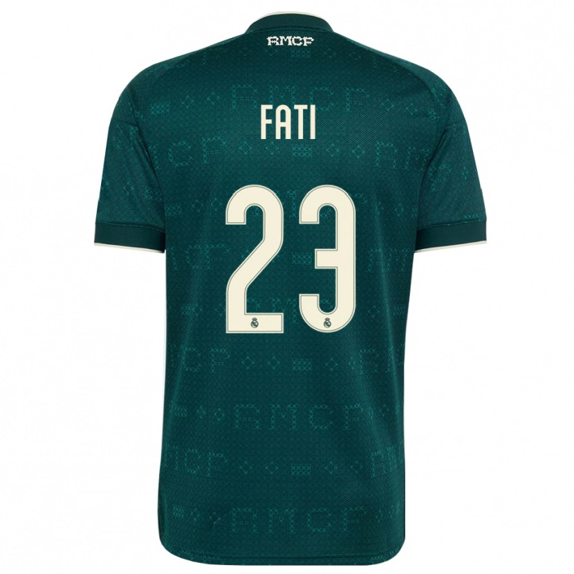 Danxen Heren Lamini Fati #23 Donker Leigrijs Wit Uitshirt Uittenue 2026/27 T-Shirt
