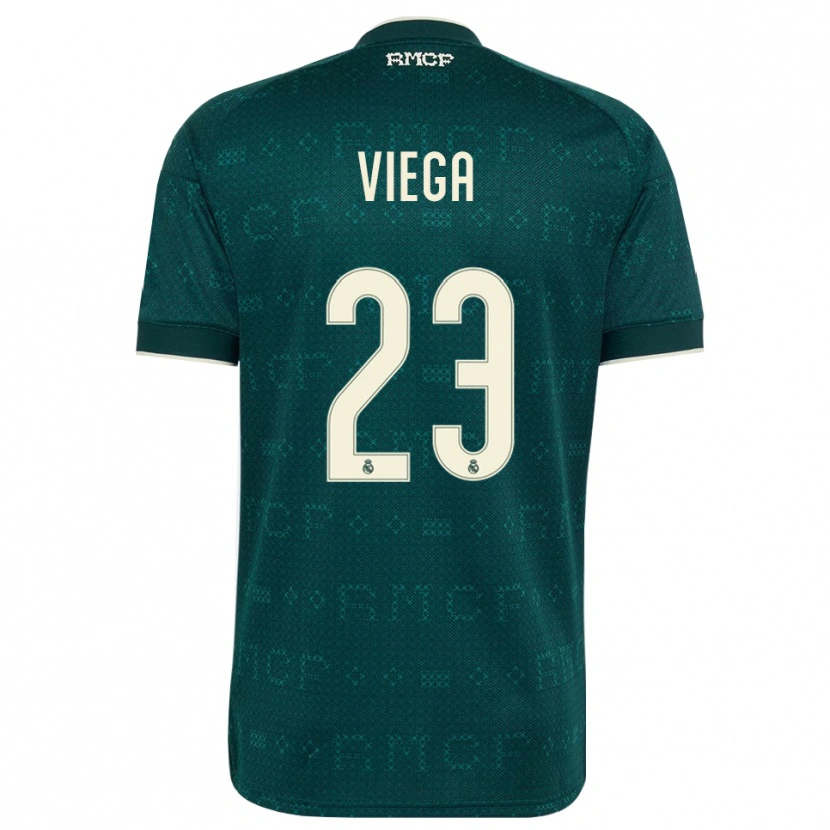 Danxen Heren Marcos Viega #23 Donker Leigrijs Wit Uitshirt Uittenue 2026/27 T-Shirt