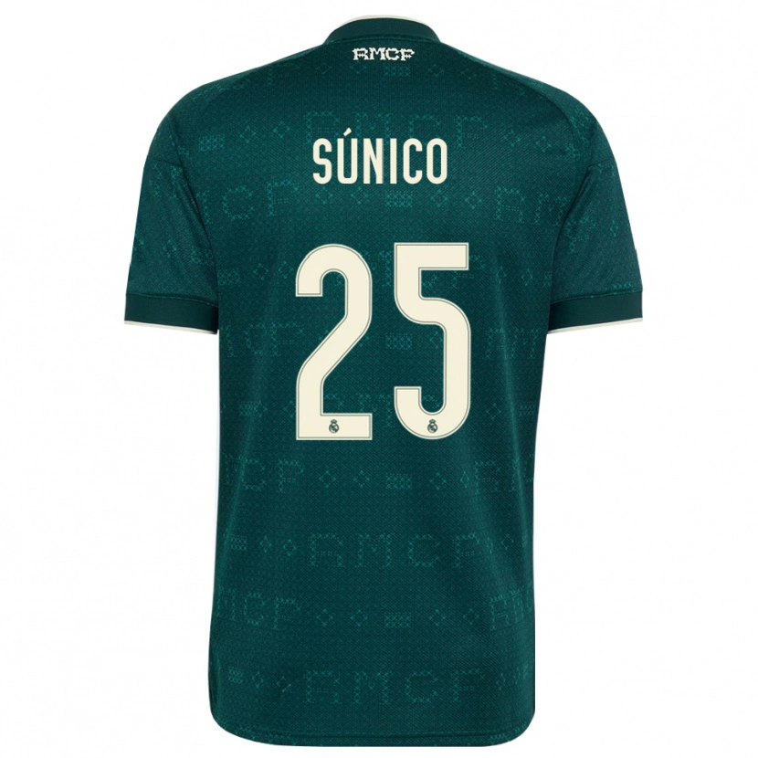 Danxen Heren Guille Súnico #25 Donker Leigrijs Wit Uitshirt Uittenue 2026/27 T-Shirt