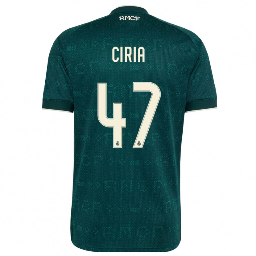 Danxen Heren Alexis Ciria #47 Donker Leigrijs Wit Uitshirt Uittenue 2026/27 T-Shirt