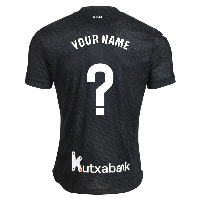 Danxen Heren Uw Naam #0 Zwart Wit Uitshirt Uittenue 2026/27 T-Shirt