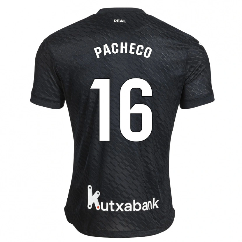 Danxen Heren Jon Pacheco #16 Zwart Wit Uitshirt Uittenue 2026/27 T-Shirt