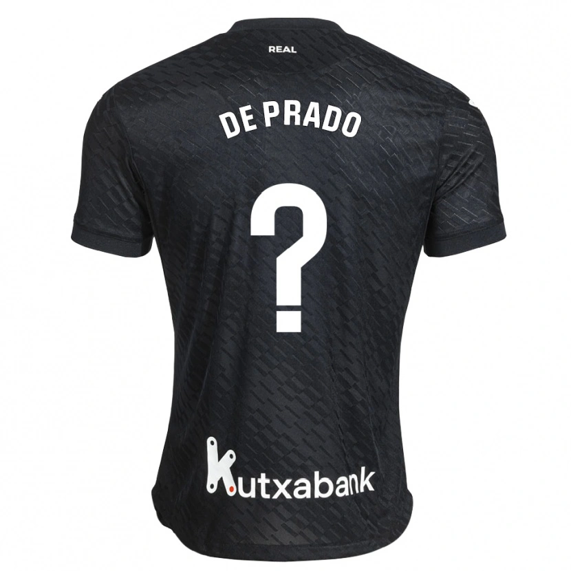 Danxen Heren Abiot De Prado #0 Zwart Wit Uitshirt Uittenue 2026/27 T-Shirt