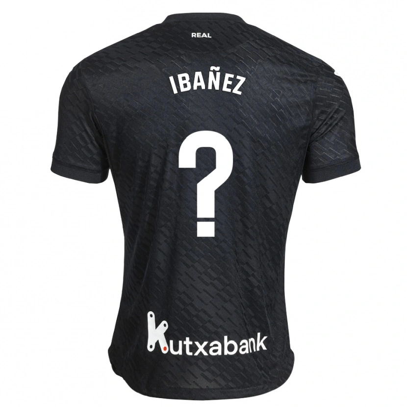 Danxen Heren Pedro Ibañez #0 Zwart Wit Uitshirt Uittenue 2026/27 T-Shirt