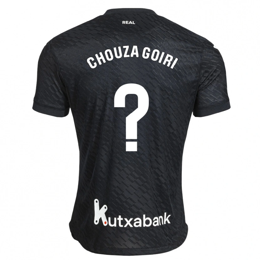 Danxen Heren Nicolás Chouza Goiri #0 Zwart Wit Uitshirt Uittenue 2026/27 T-Shirt