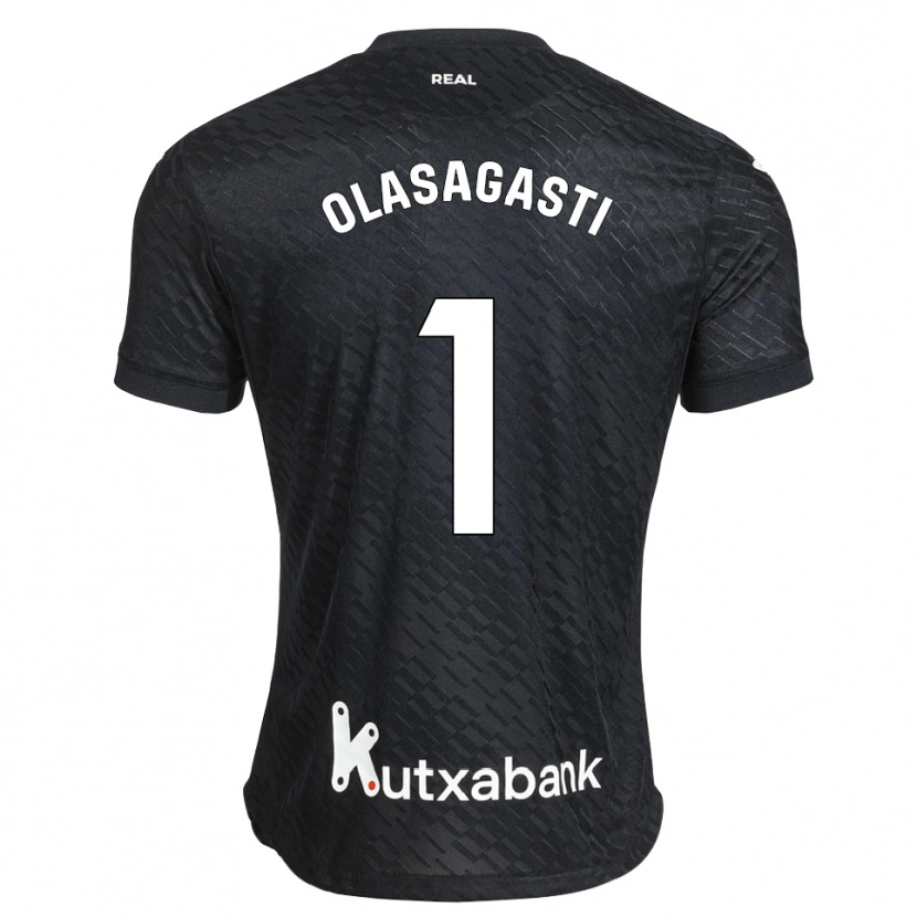 Danxen Heren Lander Olasagasti #1 Zwart Wit Uitshirt Uittenue 2026/27 T-Shirt