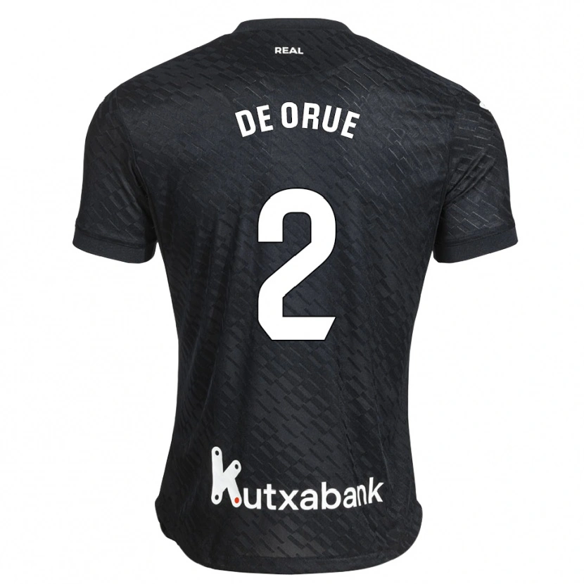 Danxen Heren Jon De Orue #2 Zwart Wit Uitshirt Uittenue 2026/27 T-Shirt