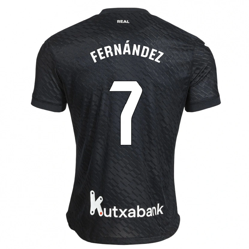 Danxen Heren Xuban Fernández #7 Zwart Wit Uitshirt Uittenue 2026/27 T-Shirt