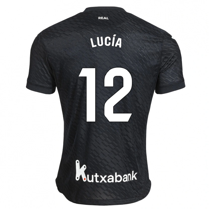 Danxen Heren Lucía Rodríguez #12 Zwart Wit Uitshirt Uittenue 2026/27 T-Shirt