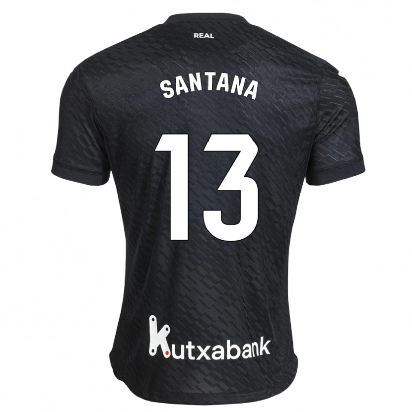 Danxen Heren Olatz Santana #13 Zwart Wit Uitshirt Uittenue 2026/27 T-Shirt