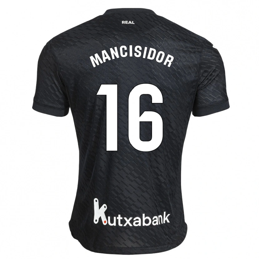 Danxen Heren Beñat Mancisidor #16 Zwart Wit Uitshirt Uittenue 2026/27 T-Shirt