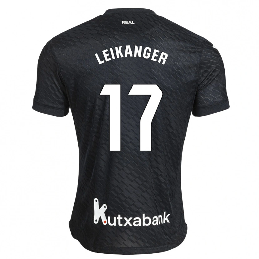 Danxen Heren Thomas Leikanger #17 Zwart Wit Uitshirt Uittenue 2026/27 T-Shirt