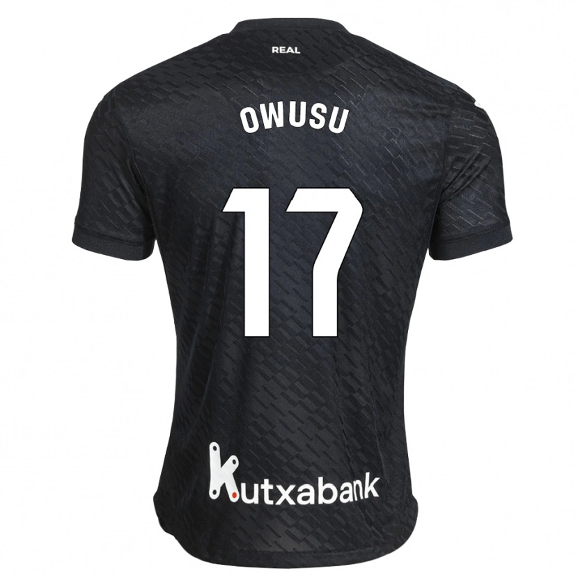 Danxen Heren Jacqueline Owusu #17 Zwart Wit Uitshirt Uittenue 2026/27 T-Shirt