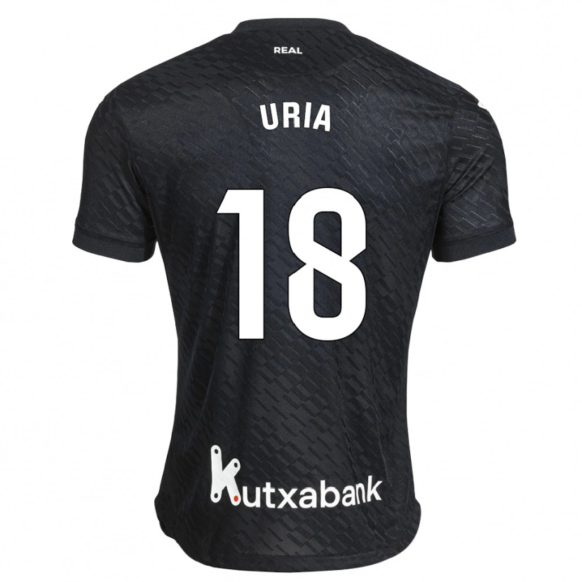 Danxen Heren Mirari Uria Gabilondo #18 Zwart Wit Uitshirt Uittenue 2026/27 T-Shirt