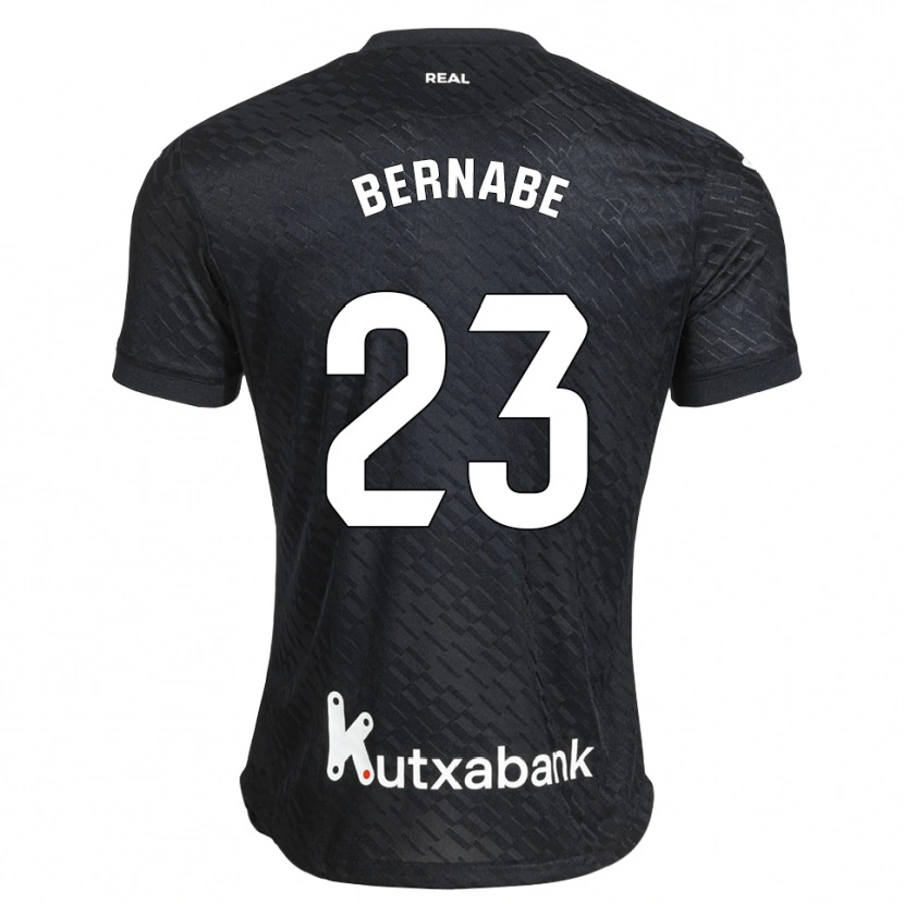 Danxen Heren Alejandra Bernabé De Santiago #23 Zwart Wit Uitshirt Uittenue 2026/27 T-Shirt