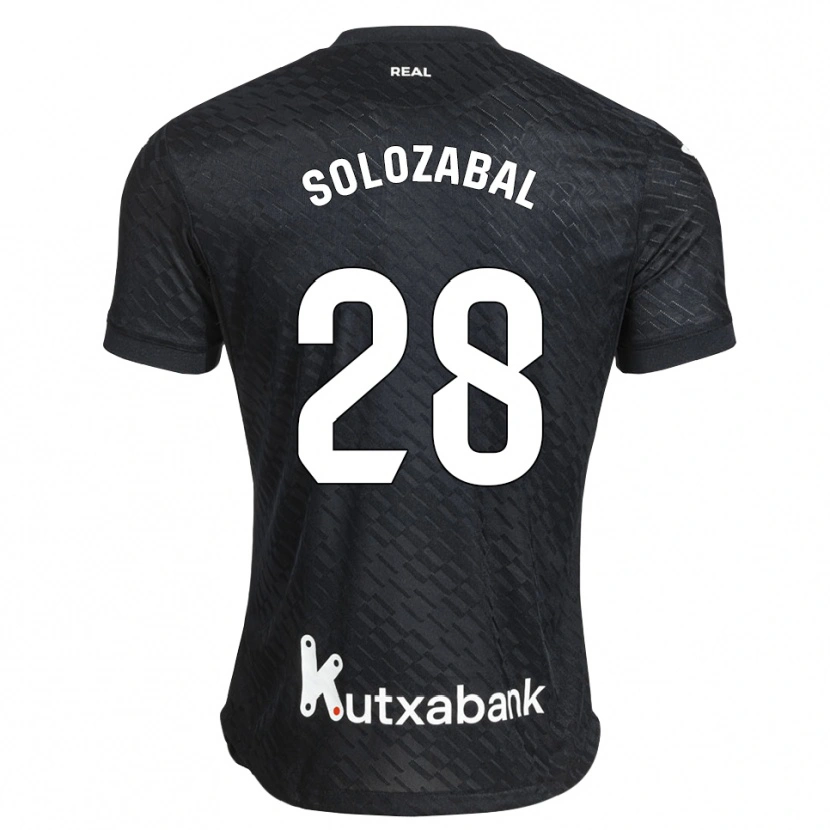 Danxen Heren Malen Solozabal Ibarra #28 Zwart Wit Uitshirt Uittenue 2026/27 T-Shirt