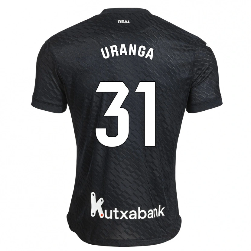 Danxen Heren Haizea Uranga Agirre #31 Zwart Wit Uitshirt Uittenue 2026/27 T-Shirt