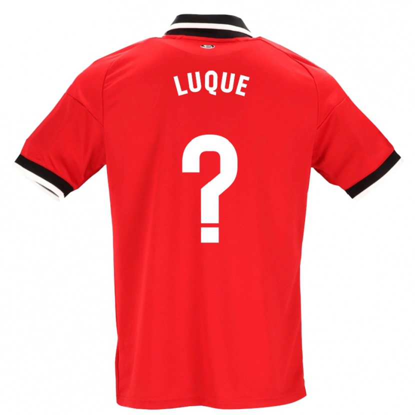 Danxen Heren Bruno Luque #0 Zwart Wit Rood Uitshirt Uittenue 2026/27 T-Shirt