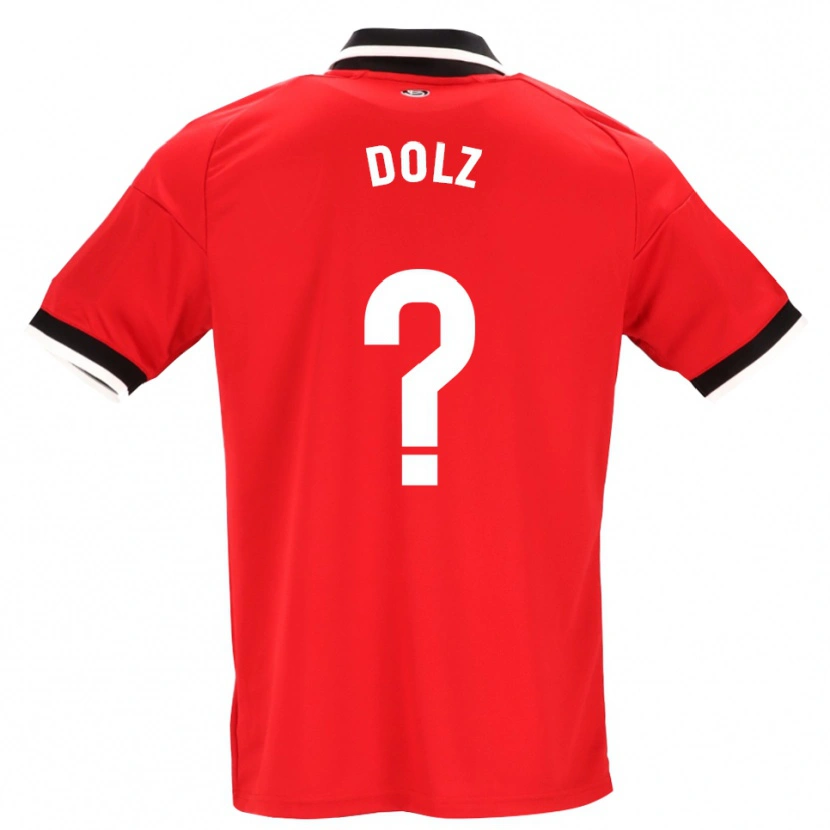 Danxen Heren Marc Dolz #0 Zwart Wit Rood Uitshirt Uittenue 2026/27 T-Shirt