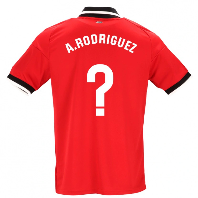 Danxen Heren Ángel Rodríguez #0 Zwart Wit Rood Uitshirt Uittenue 2026/27 T-Shirt