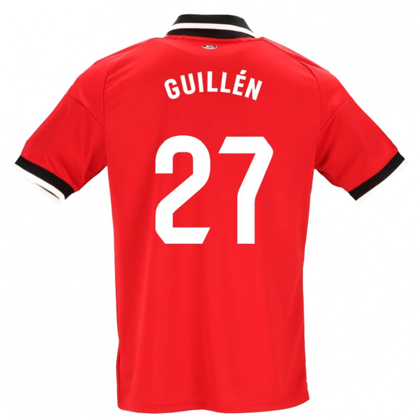 Danxen Heren Nico Guillén #27 Zwart Wit Rood Uitshirt Uittenue 2026/27 T-Shirt