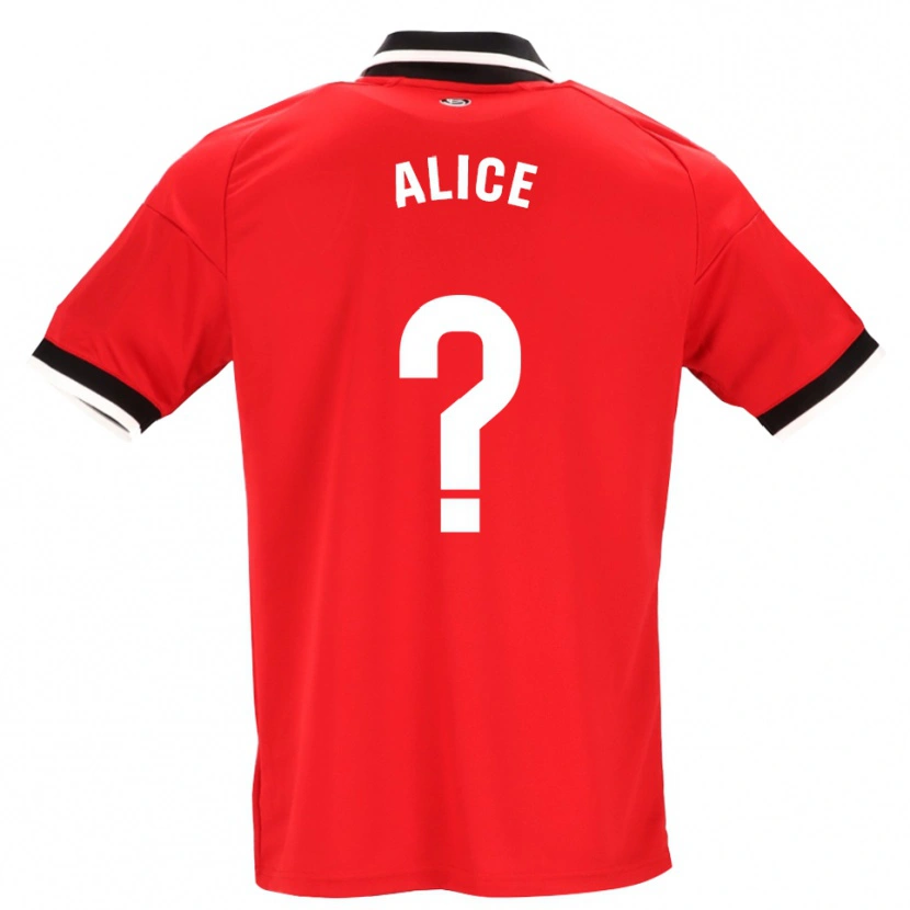 Danxen Heren Alice Marques #0 Zwart Wit Rood Uitshirt Uittenue 2026/27 T-Shirt