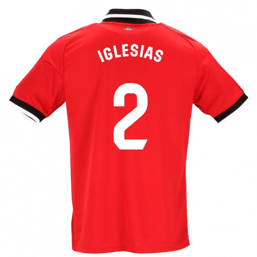 Danxen Heren Juan Iglesias #2 Zwart Wit Rood Uitshirt Uittenue 2026/27 T-Shirt