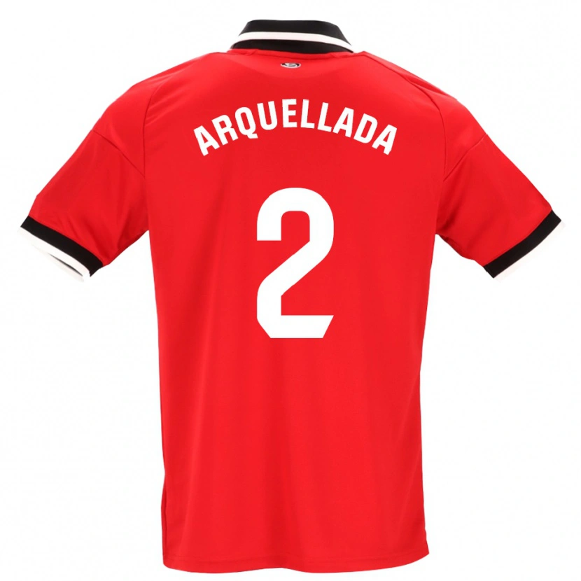 Danxen Heren Álvaro Arquellada #2 Zwart Wit Rood Uitshirt Uittenue 2026/27 T-Shirt