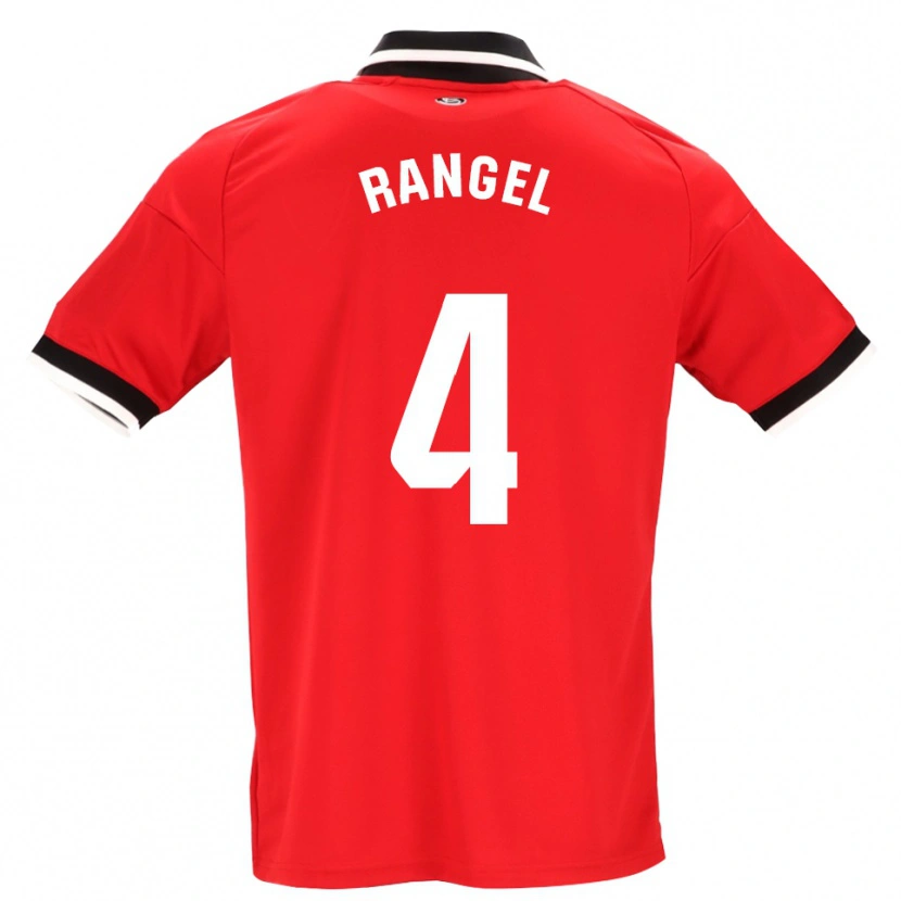 Danxen Heren Héctor Rangel #4 Zwart Wit Rood Uitshirt Uittenue 2026/27 T-Shirt
