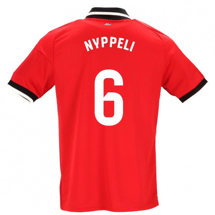Danxen Heren Ramón Nyppeli #6 Zwart Wit Rood Uitshirt Uittenue 2026/27 T-Shirt