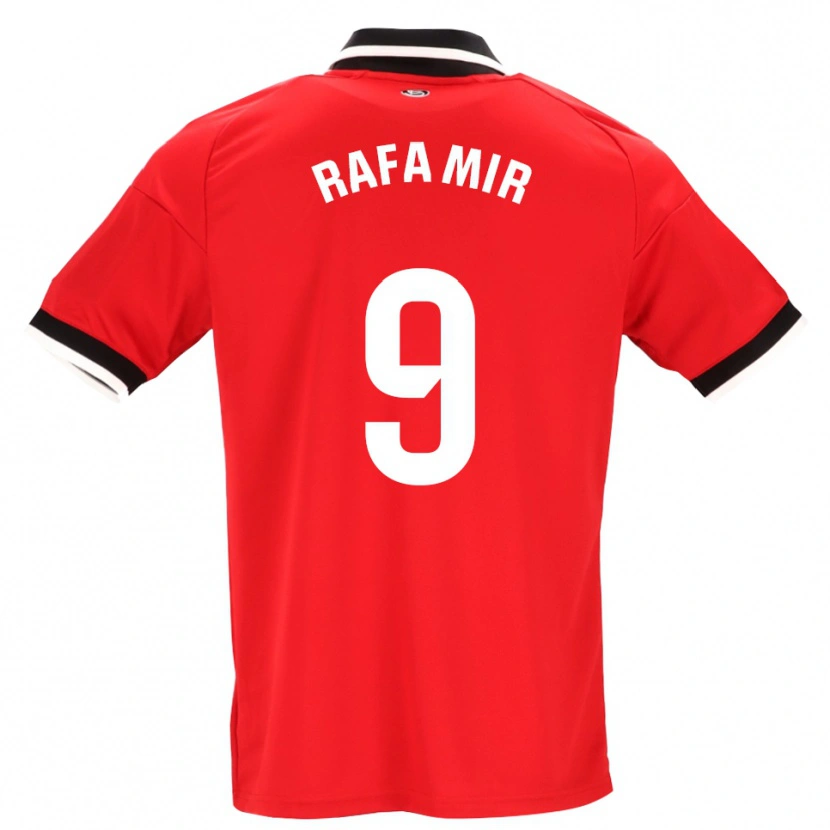 Danxen Heren Rafa Mir #9 Zwart Wit Rood Uitshirt Uittenue 2026/27 T-Shirt