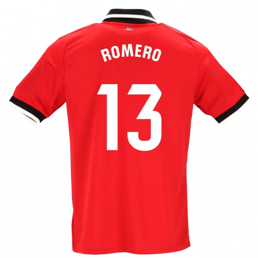 Danxen Heren Rafael Romero #13 Zwart Wit Rood Uitshirt Uittenue 2026/27 T-Shirt