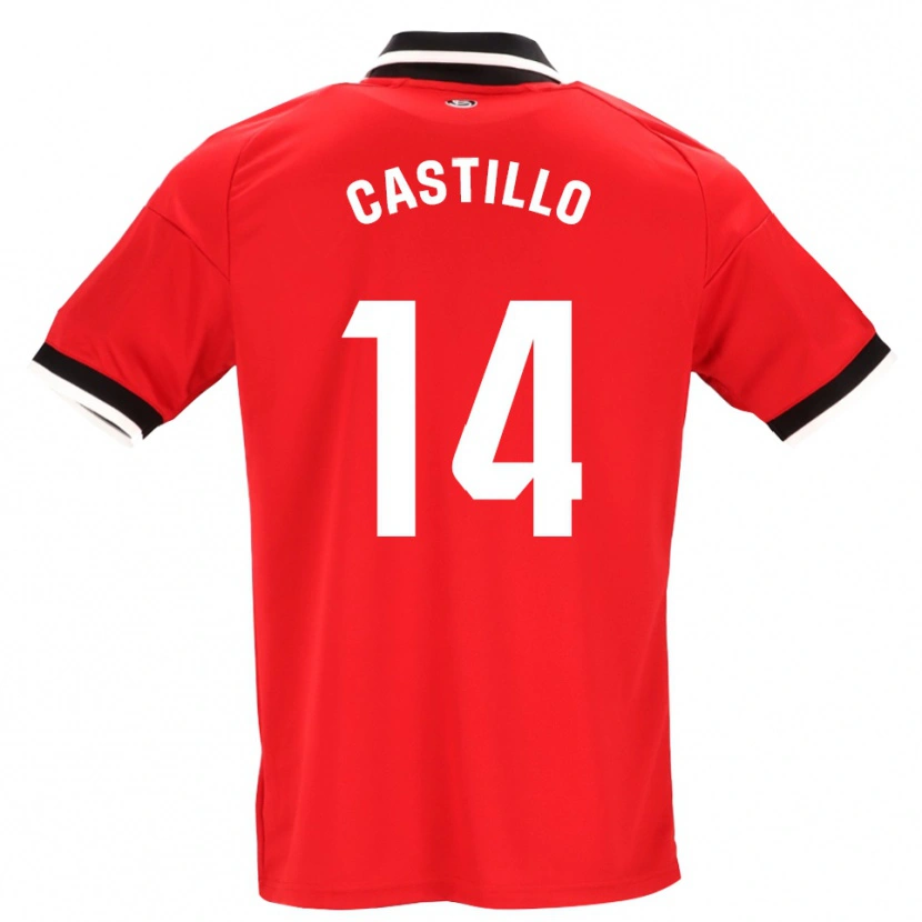 Danxen Heren Silvio Castillo #14 Zwart Wit Rood Uitshirt Uittenue 2026/27 T-Shirt