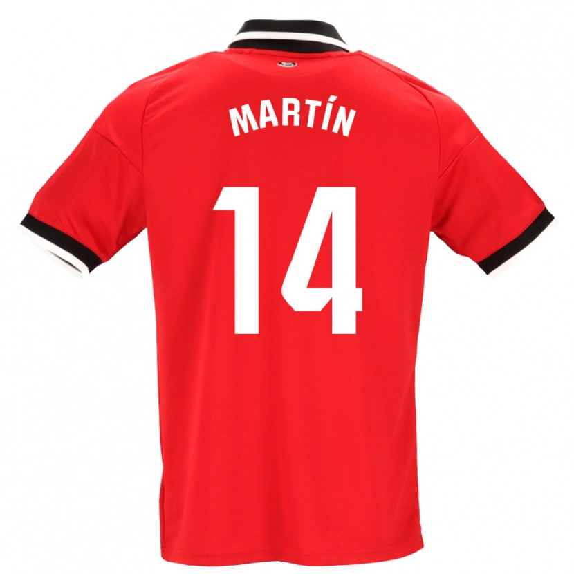 Danxen Heren Nazaret Martín #14 Zwart Wit Rood Uitshirt Uittenue 2026/27 T-Shirt