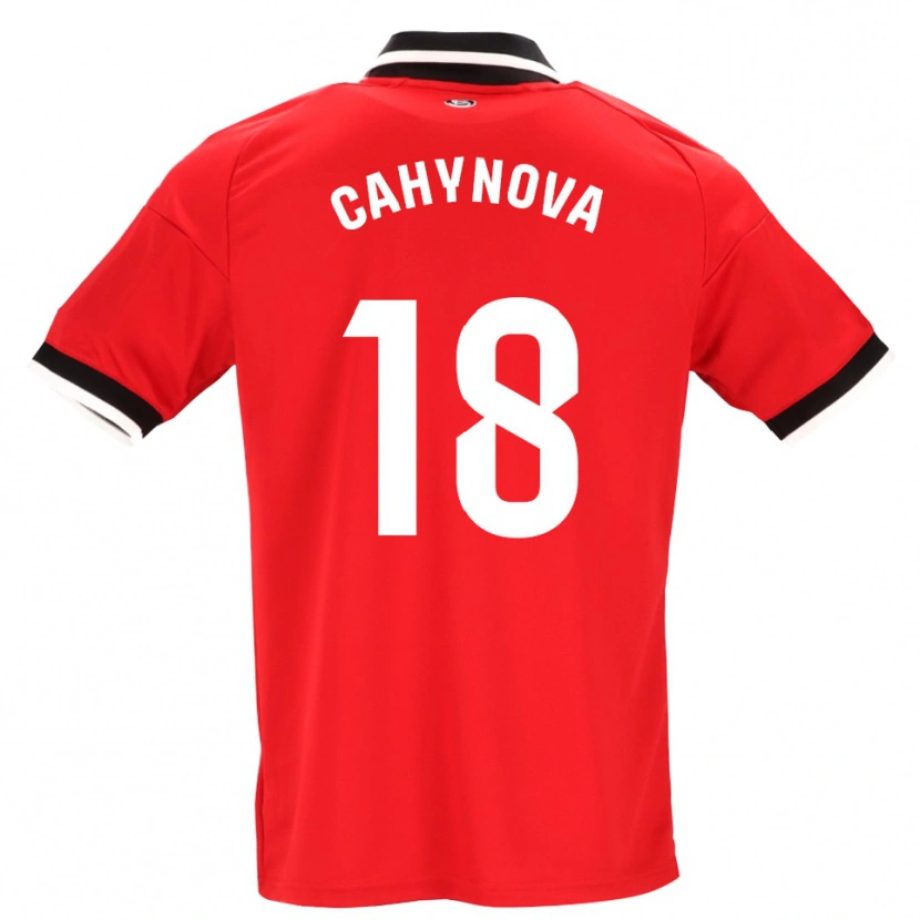 Danxen Heren Klara Cahynova #18 Zwart Wit Rood Uitshirt Uittenue 2026/27 T-Shirt
