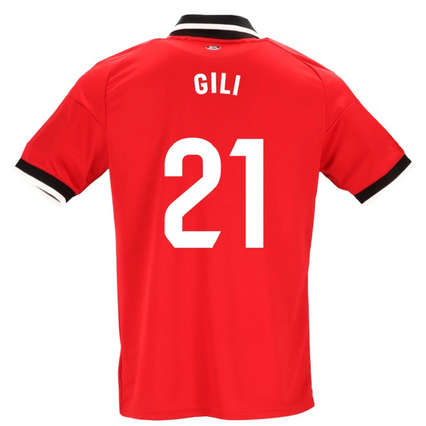 Danxen Heren Gemma Gili #21 Zwart Wit Rood Uitshirt Uittenue 2026/27 T-Shirt