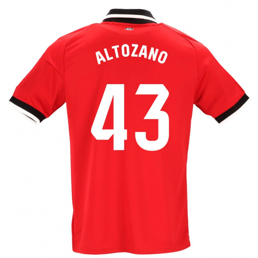 Danxen Heren Edu Altozano #43 Zwart Wit Rood Uitshirt Uittenue 2026/27 T-Shirt