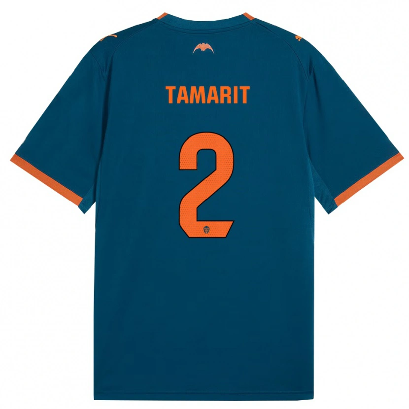 Danxen Heren Sara Tamarit #2 Staalblauw Oranje Uitshirt Uittenue 2026/27 T-Shirt