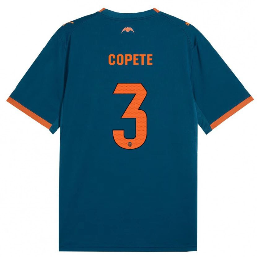 Danxen Heren José Copete #3 Staalblauw Oranje Uitshirt Uittenue 2026/27 T-Shirt