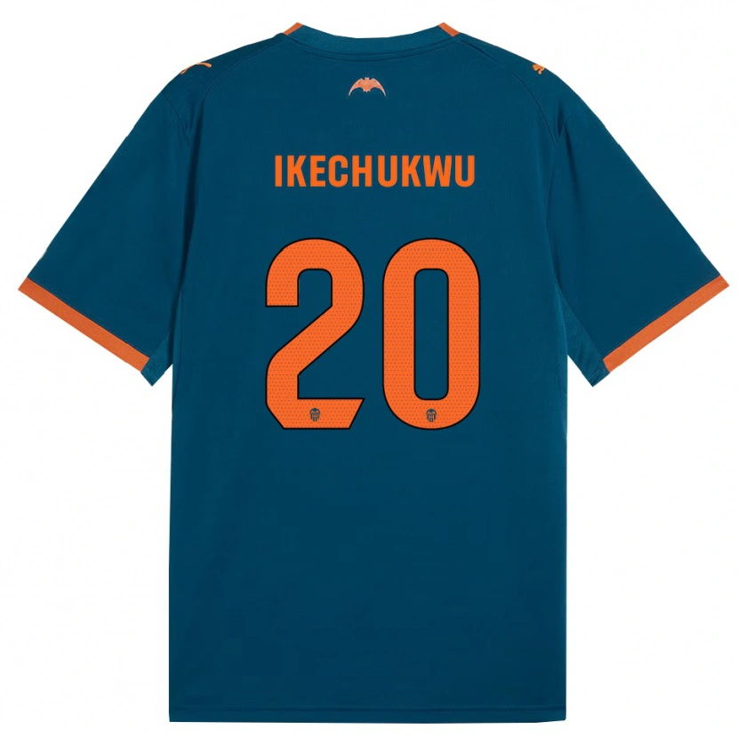 Danxen Heren Jerry Ikechukwu #20 Staalblauw Oranje Uitshirt Uittenue 2026/27 T-Shirt