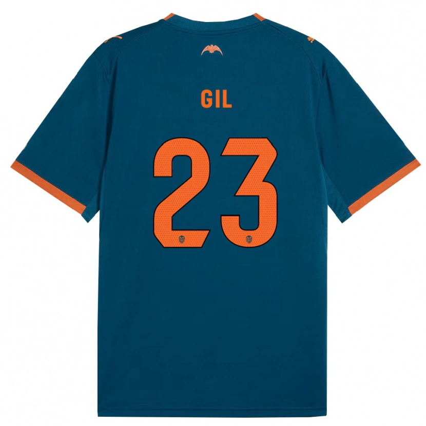 Danxen Heren Elena Gil #23 Staalblauw Oranje Uitshirt Uittenue 2026/27 T-Shirt
