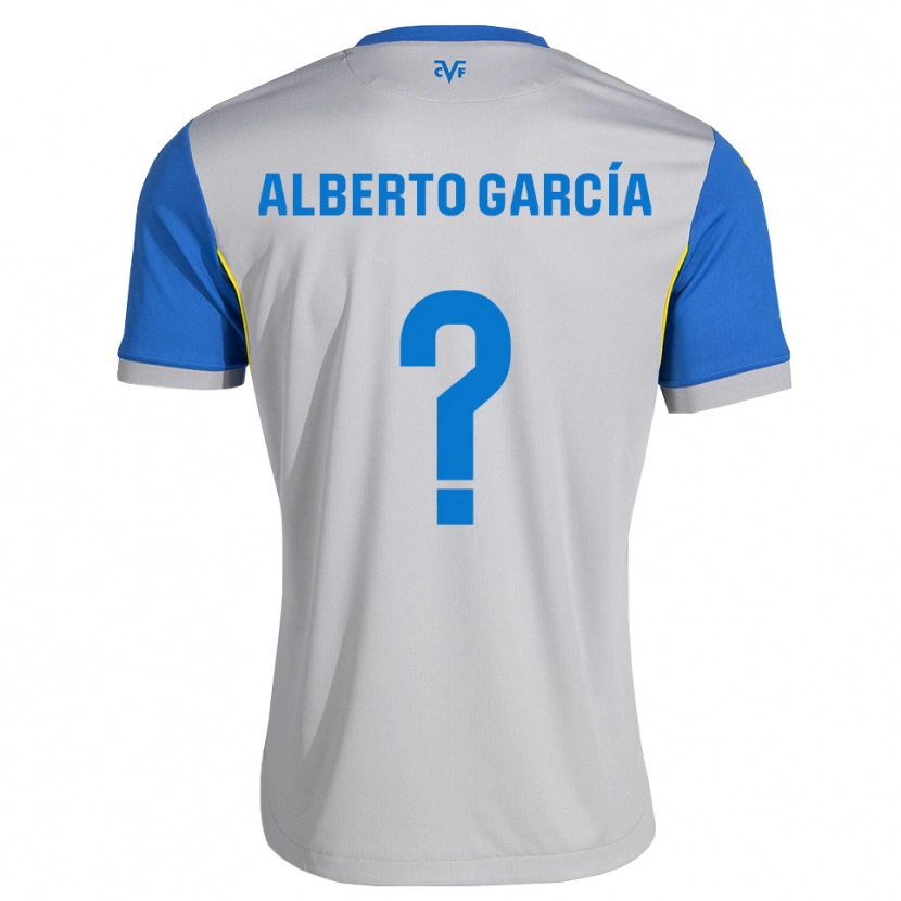 Danxen Heren Alberto García #0 Dodgerblauw Grijs Uitshirt Uittenue 2026/27 T-Shirt