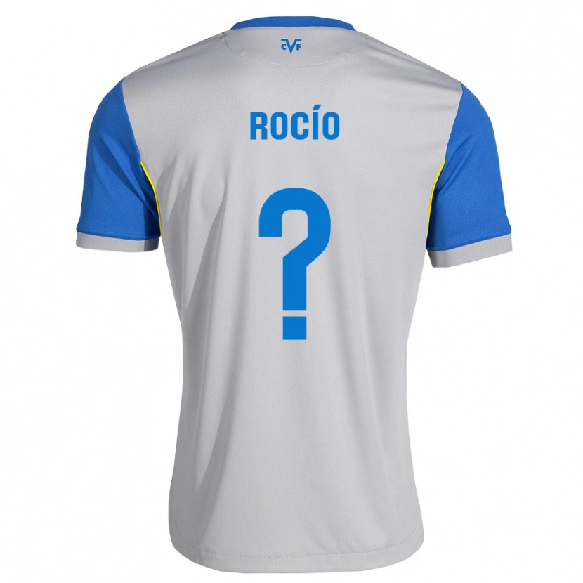 Danxen Heren Rocío García #0 Dodgerblauw Grijs Uitshirt Uittenue 2026/27 T-Shirt