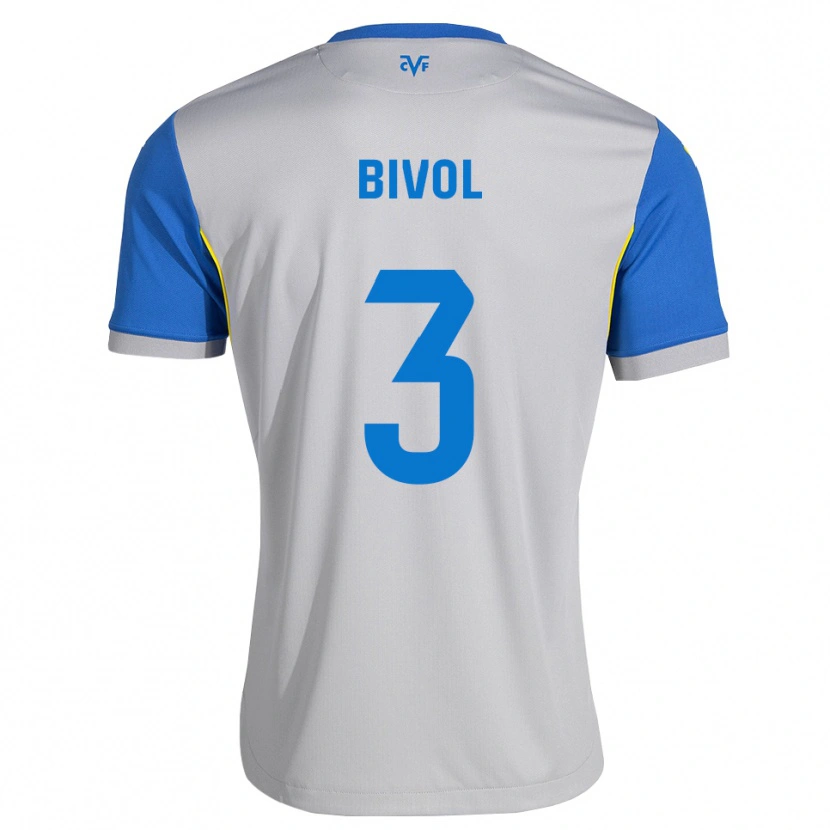 Danxen Heren Victor Bivol #3 Dodgerblauw Grijs Uitshirt Uittenue 2026/27 T-Shirt