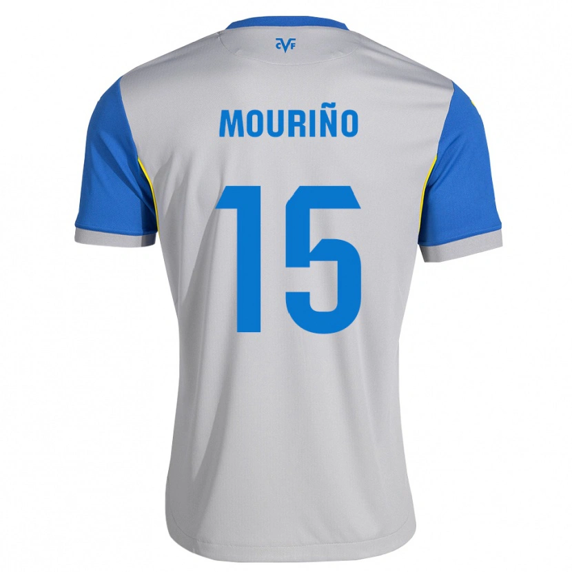 Danxen Heren Santiago Mouriño #15 Dodgerblauw Grijs Uitshirt Uittenue 2026/27 T-Shirt