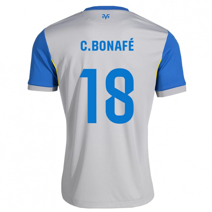 Danxen Heren César Bonafé #18 Dodgerblauw Grijs Uitshirt Uittenue 2026/27 T-Shirt