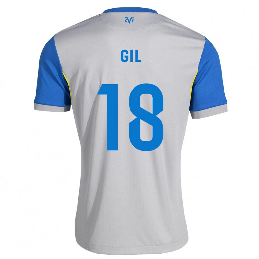 Danxen Heren Mario Gil #18 Dodgerblauw Grijs Uitshirt Uittenue 2026/27 T-Shirt